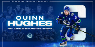 Canucks name Quinn Hughes 15th captain in franchise history Canucks name Quinn Hughes 15th captain in franchise history