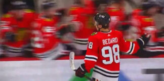 Connor Bedard dazzles with hat trick at Blackhawks Rookie Showcase Connor Bedard scores hat trick at Blackhawks rookie showcase