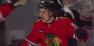 Connor Bedard scores first home goal in United Center debut Chicago Blackhawks rookie Connor Bedard scores first home goal