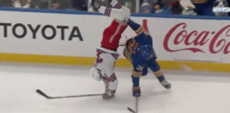 Rasmus Dahlin Delivers Devastating Hip Check on Rangers’ Chytil Rasmus Dahlin hip check on Filip Chytil