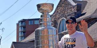 How many Stanley Cups does Sidney Crosby have? Sidney Crosby with the Stanley Cup in Cole Harbour