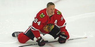 Blackhawks Terminate Corey Perry’s Contract Over “Unacceptable Conduct” Corey Perry of Chicago Blackahwks gets contract terminated