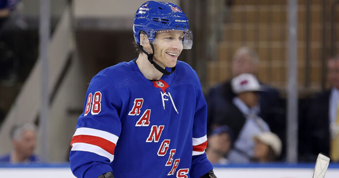 Kane-Rangers Patrick Kane, formerly of the New York Rangers,