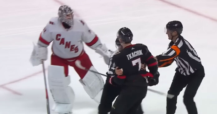 Tkachuk-penalty-shot Tkachuk vs Kochetkov