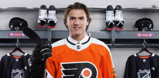 Flyers Trade Prospect Cutter Gauthier to Anaheim for Jamie Drysdale Photo Credit (@NHLFlyers/ Instagram)
