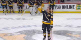 Jaromir Jagr Takes Pre-Game Warmups with Penguins Jaromir Jagr takes pre-game warmups with Pittsburgh Penguins