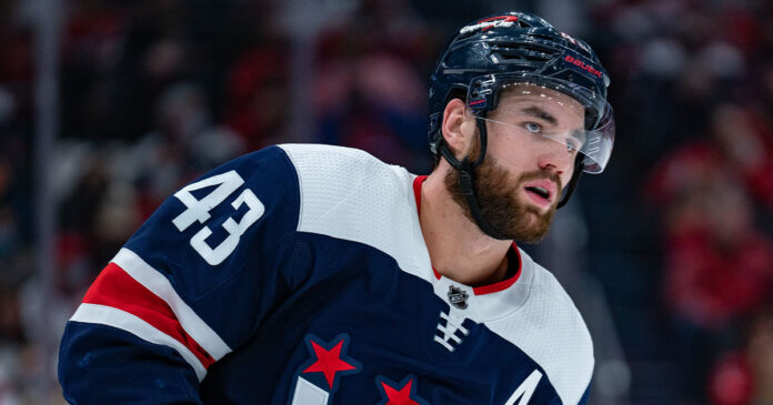 tom-wilson-suspended Tom Wilson of Washington Capitals