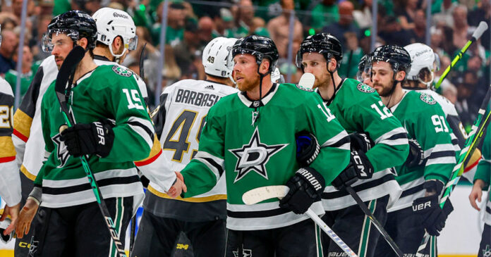Stars-eliminate-Knights Dallas Stars eliminate Vegas Golden Knights