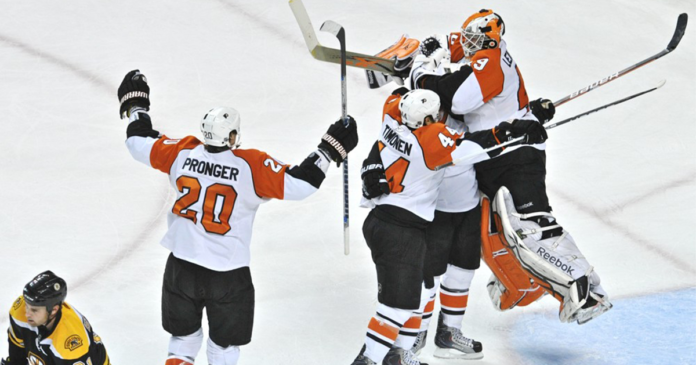 Flyers come back against Bruins NHL teams that came back from 3-0