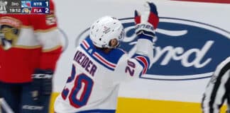 Chris Kreider Throws Matthew Tkachuk’s Mouthguard into Crowd Chris Kreider throws Matthew Tkachuk's mouthguard into crowd