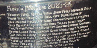 Florida Panthers Names Engraved on Stanley Cup Florida Panthers names engraved on Stanley Cup