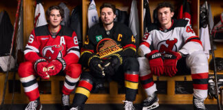 NHL 25 Cover Reveal: Hughes Brothers Make History NHL 25 cover with all three Hughes brothers