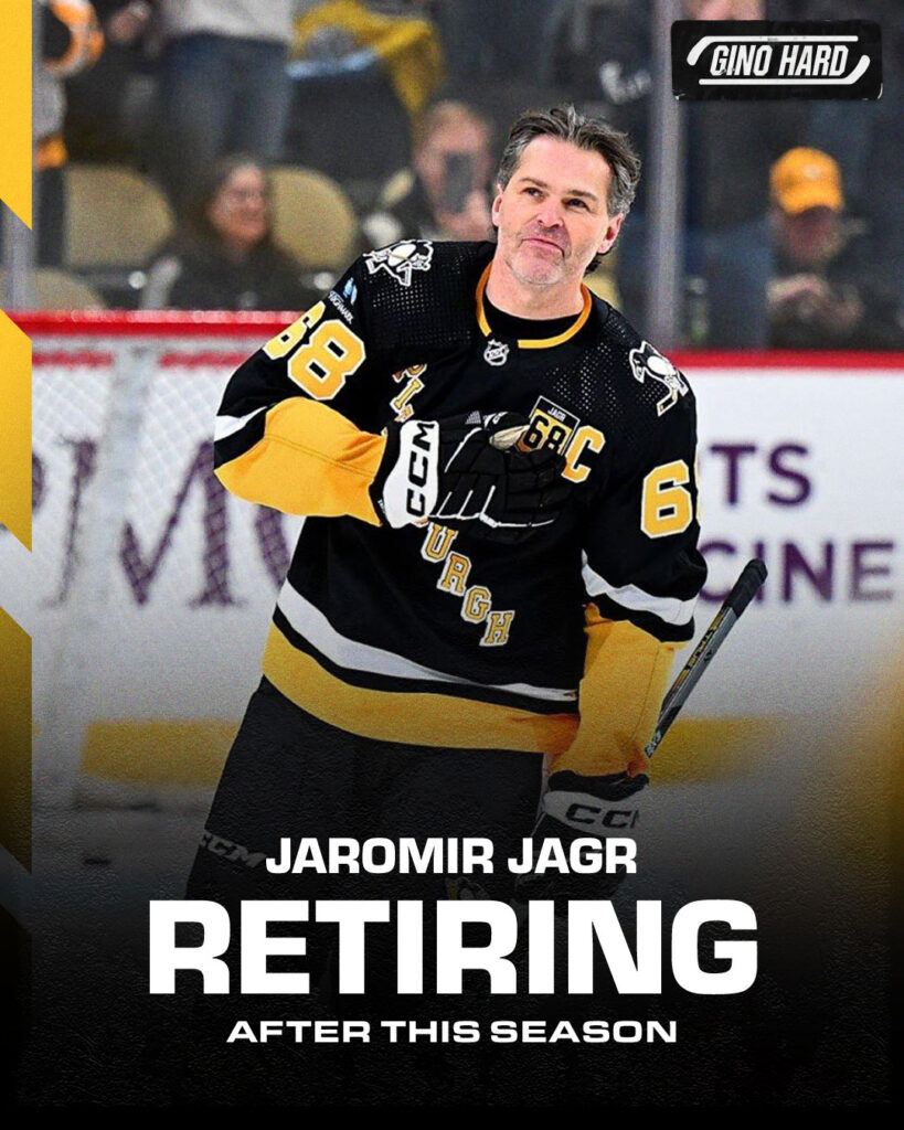 Jaromir Jagr retirement announcement