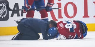 Patrik Laine Suffers Nasty Knee Injury in Preseason Game vs Leafs Patrik Laine knee injury video