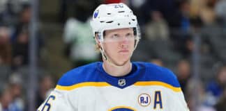 Rasmus Dahlin and Peyton Krebs Fight at Sabres Practice