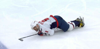 Alex Ovechkin Suffers Lower-Body Injury Against Utah Alex Ovechkin injury vs Utah