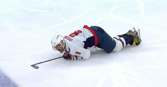 Alex-Ovechkin-injury-Utah Alex Ovechkin injury vs Utah