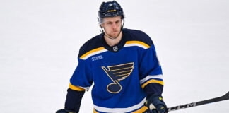 Blues’ Philip Broberg Exits Early vs Maple Leafs With Scary Injury Philip Broberg injury