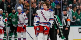 Rangers’ Matt Rempe Ejected For Elbow on Miro Heiskanen Matt Rempe ejected for elbow on Miro Heiskanen