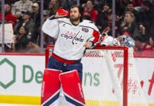 Logan Thompson Mask: Caps Goalie Goes ‘Mars Attacks!’ Logan Thompson Washington Capitals goaltender
