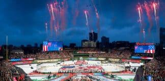 The NHL has Officially Killed the Magic of the Winter Classic Blackhawks vs Blues Winter Classic at Wrigley Field