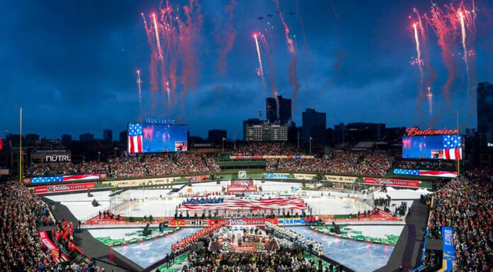 NHL Outdoor Game in Europe: Daly Says It’s Going to Happen Blackhawks vs Blues Winter Classic at Wrigley Field