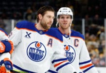 McDavid Draisaitl Line Debuts in Oilers Preseason Win Over Jets Connor McDavid Leon Draisaitl Oilers top line Game 6 Ducks playoffs