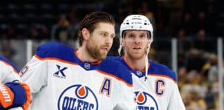 Draisaitl on Babcock: ‘He’s Not Going to Care Who We Are’ Connor McDavid Leon Draisaitl Oilers top line Game 6 Ducks playoffs