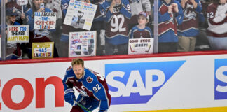 Gabriel Landeskog Receives Raucous Ovation In First Game Since 2022 Stanley Cup Final Colorado Avalanche captain Gabriel Landeskog at Ball Arena before Game 3 of the 2025 Western Conference First Round vs. Dallas Stars
