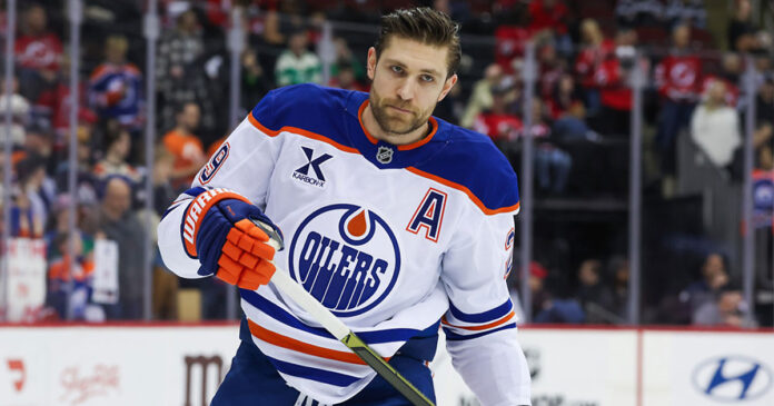 Leon-Draisaitl-injury-sharks Leon Draisaitl injury against San Jose Sharks