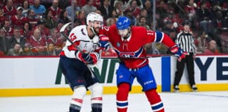 Tom Wilson vs. Josh Anderson Fight Spills Into Capitals Bench