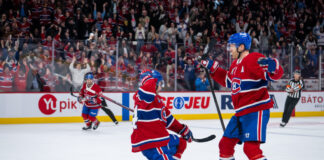 Canadiens Clinch Final Playoff Spot To Set Up Matchup Against Capitals Montreal Canadiens Nick Suzuki celebrates a goal