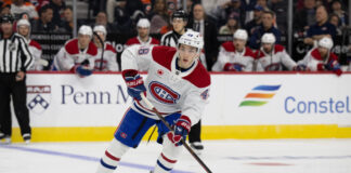 Hutson Contract Talks Get Important Update From Canadiens Insider Lane Hutson Montreal Canadiens defenseman skates with the puck