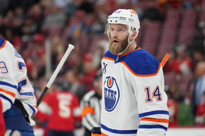 NHL: FEB 27 Oilers at Panthers Mattias Ekholm Game 1 injury update