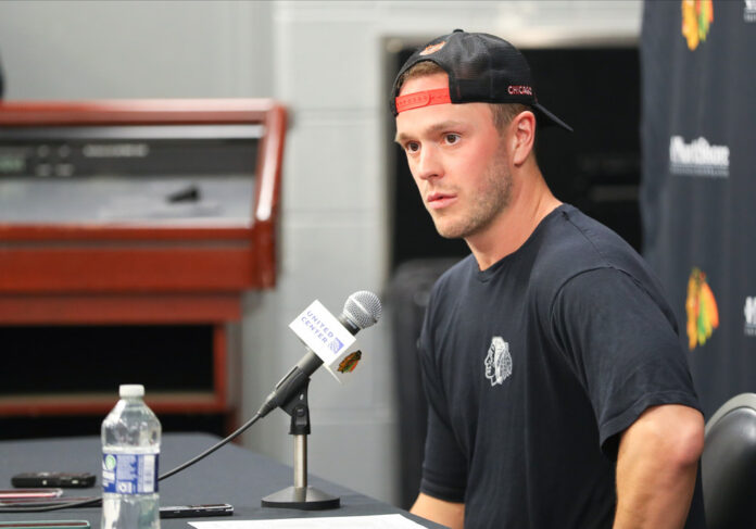 NHL: APR 13 Flyers at Blackhawks Jonathan Toews Chicago Blackhawks retirement Winnipeg Jets dream come true