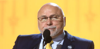 Hurricanes Block Predators From Interviewing GM Eric Tulsky Barry Trotz at the 2023 NHL Draft at Bridgestone Arena in Nashville