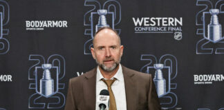 3 Potential Coaching Destinations For Pete DeBoer DALLAS, TX - MAY 29: Dallas Stars head coach Pete DeBoer takes questions from the media after game 5 of the Western Conference Final between the Dallas Stars and the Edmonton Oilers on May 29, 2025 at American Airlines Center in Dallas, Texas.