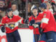 Anton Lundell Hat Trick Keeps Jets Winless in Eight Games Florida Panthers defenseman Seth Jones celebrates his go-ahead goal with Florida Panthers center Anton Lundell and Florida Panthers center Brad Marchand