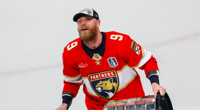 Paul Maurice on Tkachuks, Bennett: ‘They’ll Be in Jail’ Florida Panthers center Sam Bennett celebrates with the Stanley Cup at Amerant Bank Arena