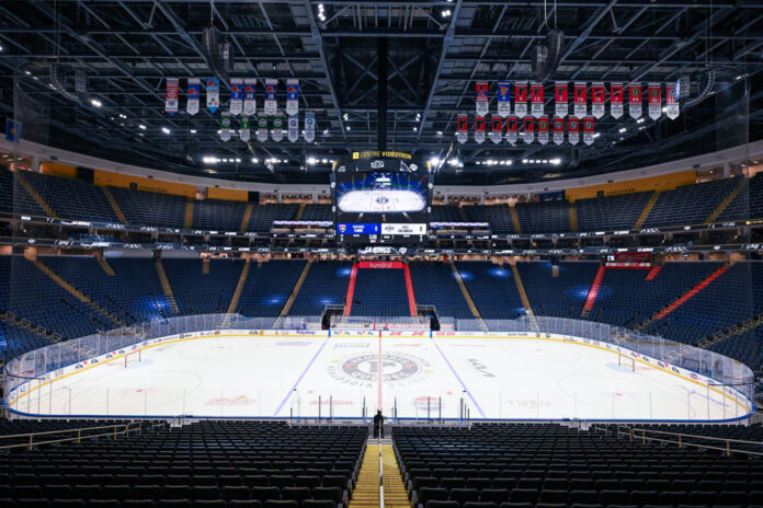 NHL: OCT 05 Preseason Panthers at Kings QUEBEC CITY, QC - OCTOBER 05: General view of an empty Videotron Centre before the Florida Panthers versus the Los Angeles Kings preseason game on October 05, 2024, at Videotron Centre in Quebec City, QC (Photo by David Kirouac/Icon Sportswire)