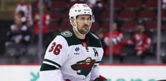 Wild’s Mats Zuccarello Out Minimum Seven Weeks Minnesota Wild right wing Mats Zuccarello warms up before a NHL game
