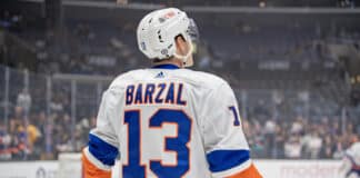 Mat Barzal Ejected for Slashing Marchment After Hit on Schaefer Mathew Barzal New York Islanders trade rumors