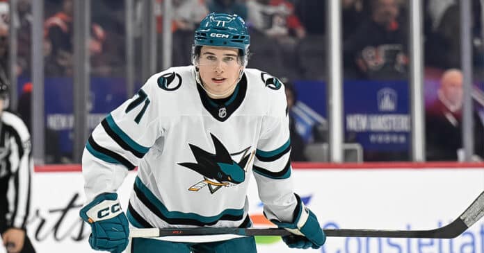 Macklin-Celebrini-Sharks Macklin Celebrini San Jose Sharks