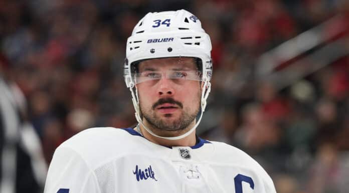 NHL Three Stars of the Week: Matthews, Oettinger, Lafrenière Auston Matthews Toronto Maple Leafs captain Maple Leafs at Devils March 4 2026