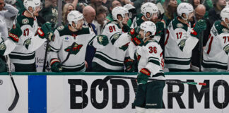 Mats Zuccarello Set to Hit Free Agency, ‘Ticked’ at Wild Mats Zuccarello Wild Game 5 Stars Stanley Cup Playoffs goal celebration