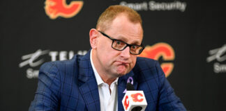Leafs Interview Stars AGM Scott White for GM Opening Brad Treliving speaks to reporters at an NHL general manager press conference