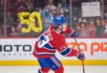 NHL Network Rankings: Caufield at 31, Sorokin Cracks Top 50 Cole Caufield of the Montreal Canadiens celebrates during a game