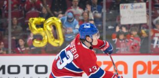 NHL Network Rankings: Caufield at 31, Sorokin Cracks Top 50 Cole Caufield of the Montreal Canadiens celebrates during a game