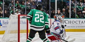 Stars Trade Bourque to Predators to Free Up Robertson Cash Mavrik Bourque of the Dallas Stars shoots against the Rangers at American Airlines Center