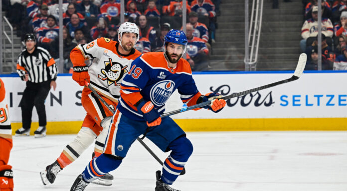 Adam Henrique Free Agency: 1,058 Games, Still No Deal Edmonton Oilers center Adam Henrique skates away from an Anaheim Ducks forward